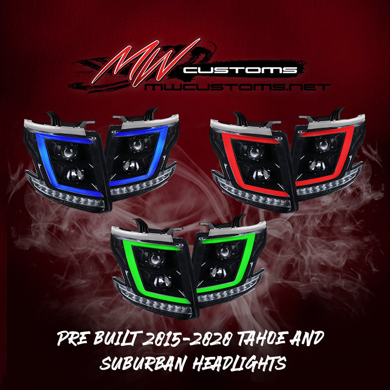 2015-2020 TAHOE AND SUBURBAN HEADLIGHTS