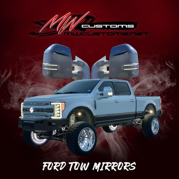 CUSTOM FORD TOW MIRRORS 2008-16 FORD SUPER DUTY