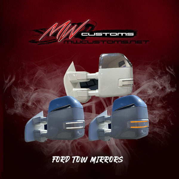 CUSTOM FORD TOW MIRRORS 2008-16 FORD SUPER DUTY