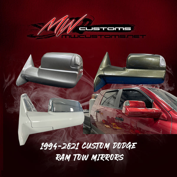 CUSTOM DODGE RAM TOW MIRRORS 1994-2022 1500-3500