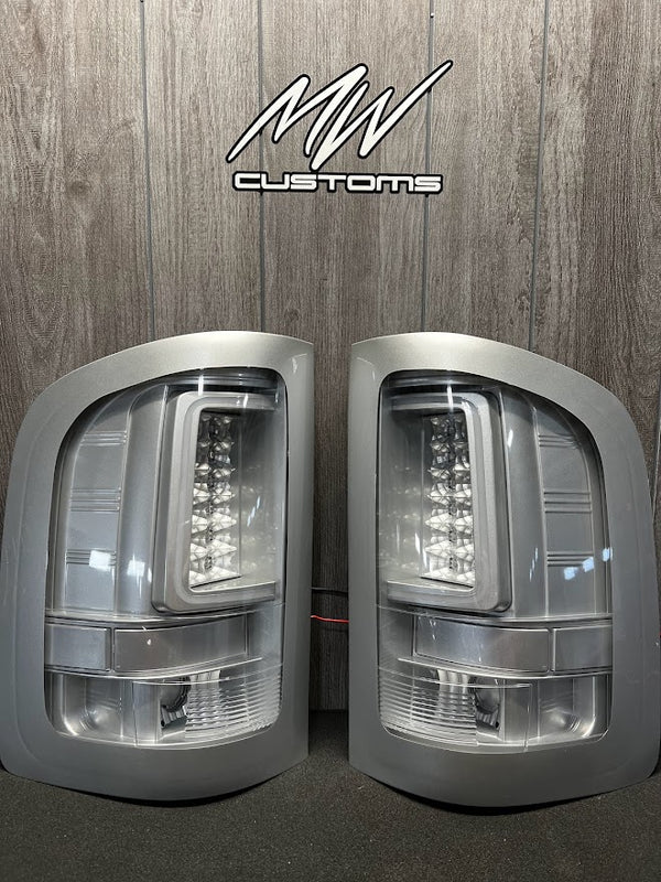 PRE-BUILT 2007-13 CHEVROLET SILVERADO C BAR TAIL LIGHTS