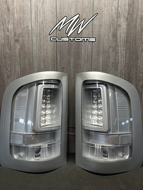 PRE-BUILT 2007-13 CHEVROLET SILVERADO C BAR TAIL LIGHTS – MwCustoms Inc.