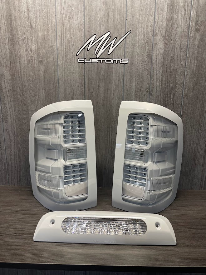 2014-18 CHEVROLET SILVERADO TAIL LIGHTS- FACTORY HALOGEN MODEL ONLY