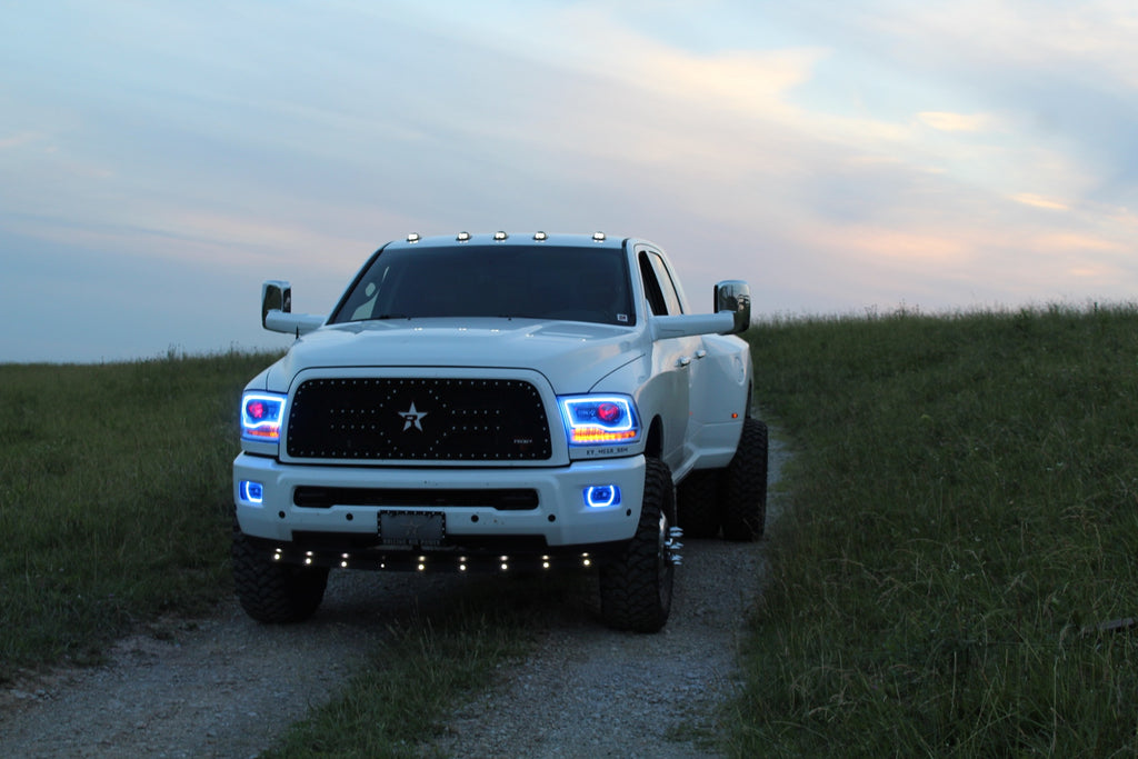2013-17 DODGE RAM SPORT RGB HALO KIT - MwCustoms