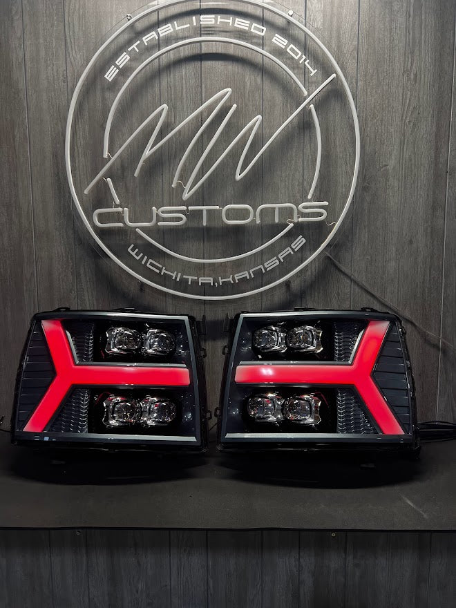 2007-13 SILVERADO ALPHAREX HEADLIGHTS