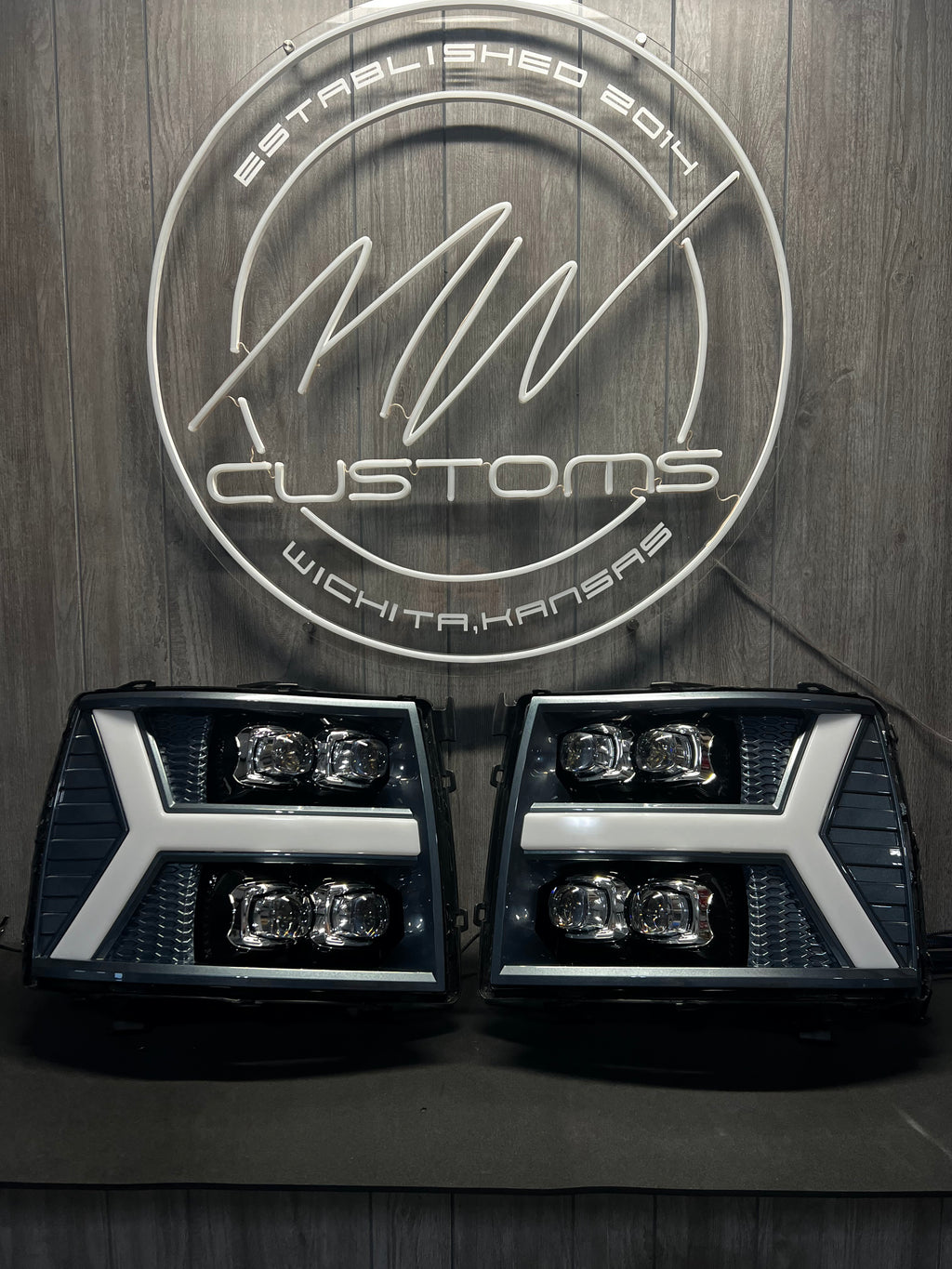 2007-13 SILVERADO ALPHAREX HEADLIGHTS