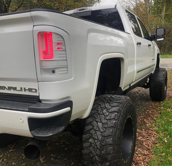 PRE-BUILT 2014-18 GMC SIERRA L Bar TAIL LIGHTS
