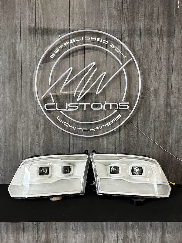 PRE-BUILT 2009-18 DODGE RAM ALPHAREX HEADLIGHTS