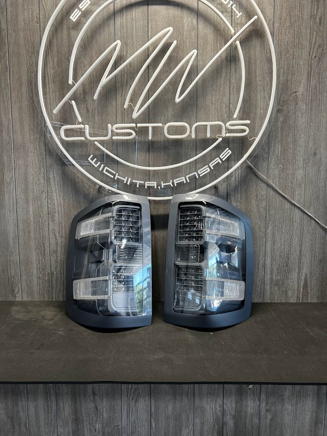 2014-18 CHEVROLET SILVERADO TAIL LIGHTS- FACTORY HALOGEN MODEL ONLY