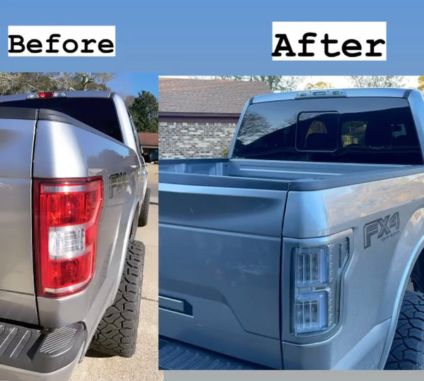PRE-BUILT 2015-20 FORD F150 TAIL LIGHTS- HALOGEN MODEL