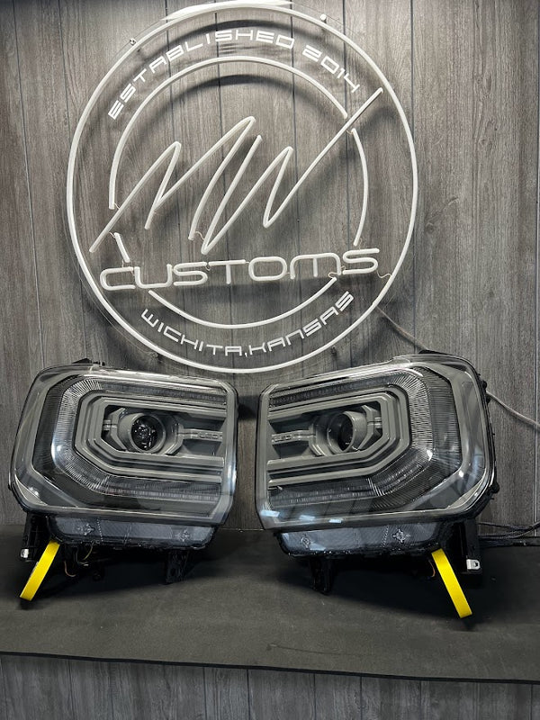 PRE-BUILT 2014-18 GMC SIERRA MORIMOTO XB HEADLIGHTS