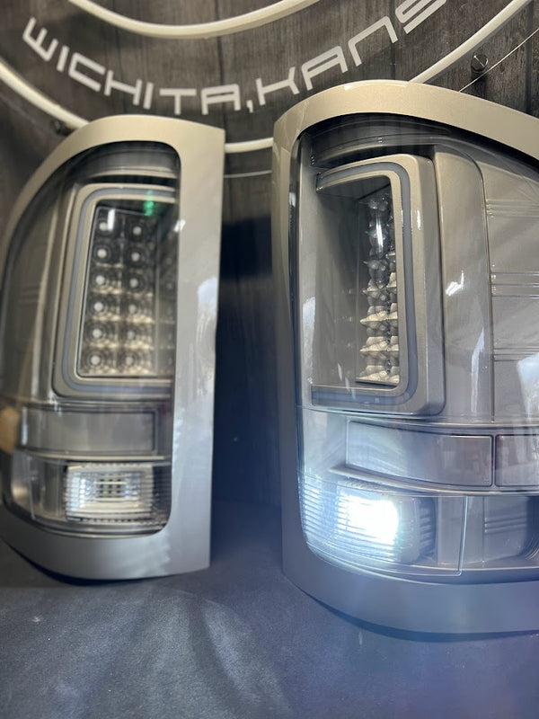 PRE-BUILT 2007-13 CHEVROLET SILVERADO C BAR TAIL LIGHTS