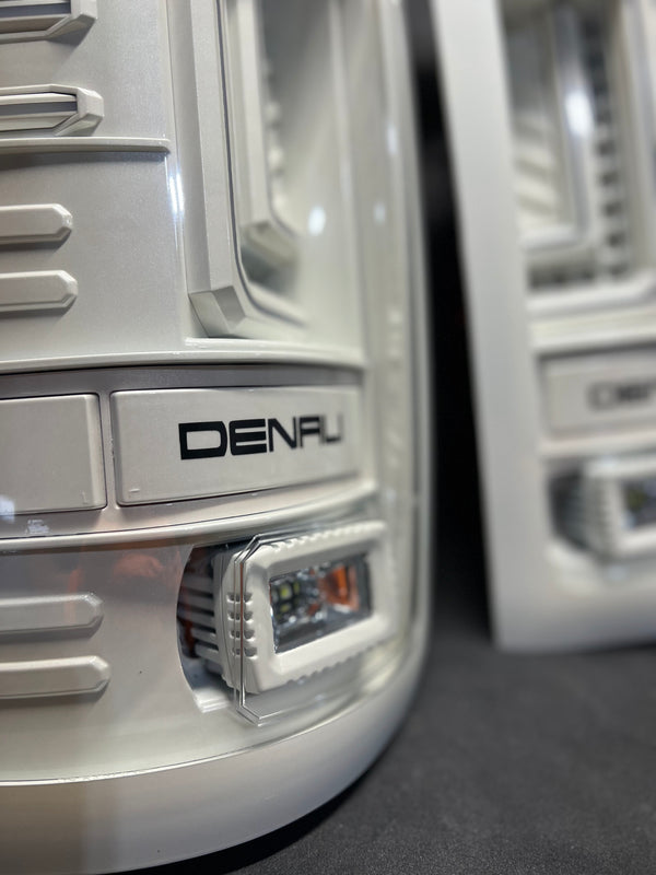 PRE-BUILT 2014-18 GMC SIERRA L Bar TAIL LIGHTS