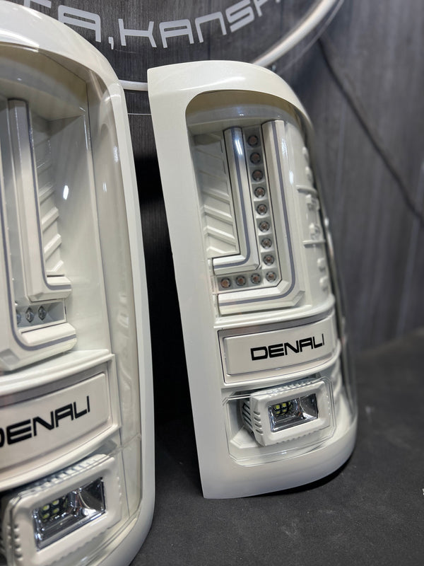 PRE-BUILT 2014-18 GMC SIERRA L Bar TAIL LIGHTS