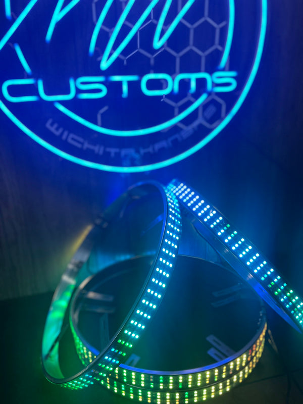 QUAD ROW FLOW WHEEL LIGHTS