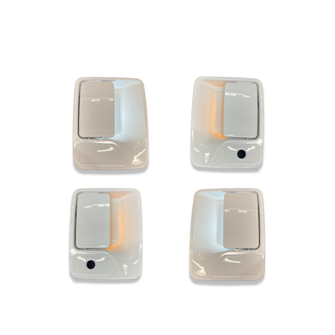 Chrome 2 Door Handles For 99-16 Ford Super Duty F250 F350 F450 – No Passenger Keyhole, Cover Included