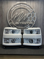 2015-19 CHEVROLET SILVERADO HD 2500/3500 OEM STYLE HEADLIGHTS