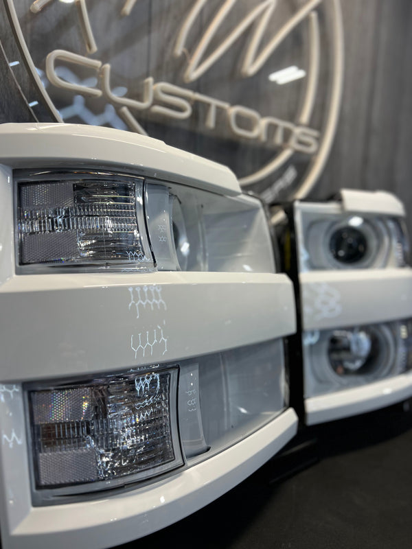 Custom shop silverado headlights