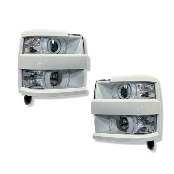 PRE-BUILT 2015-19 CHEVROLET SILVERADO HD 2500/3500 OEM STYLE HEADLIGHTS