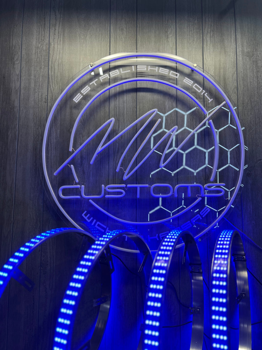 QUAD ROW HIGH INTENSITY RGBW WHEEL LIGHTS