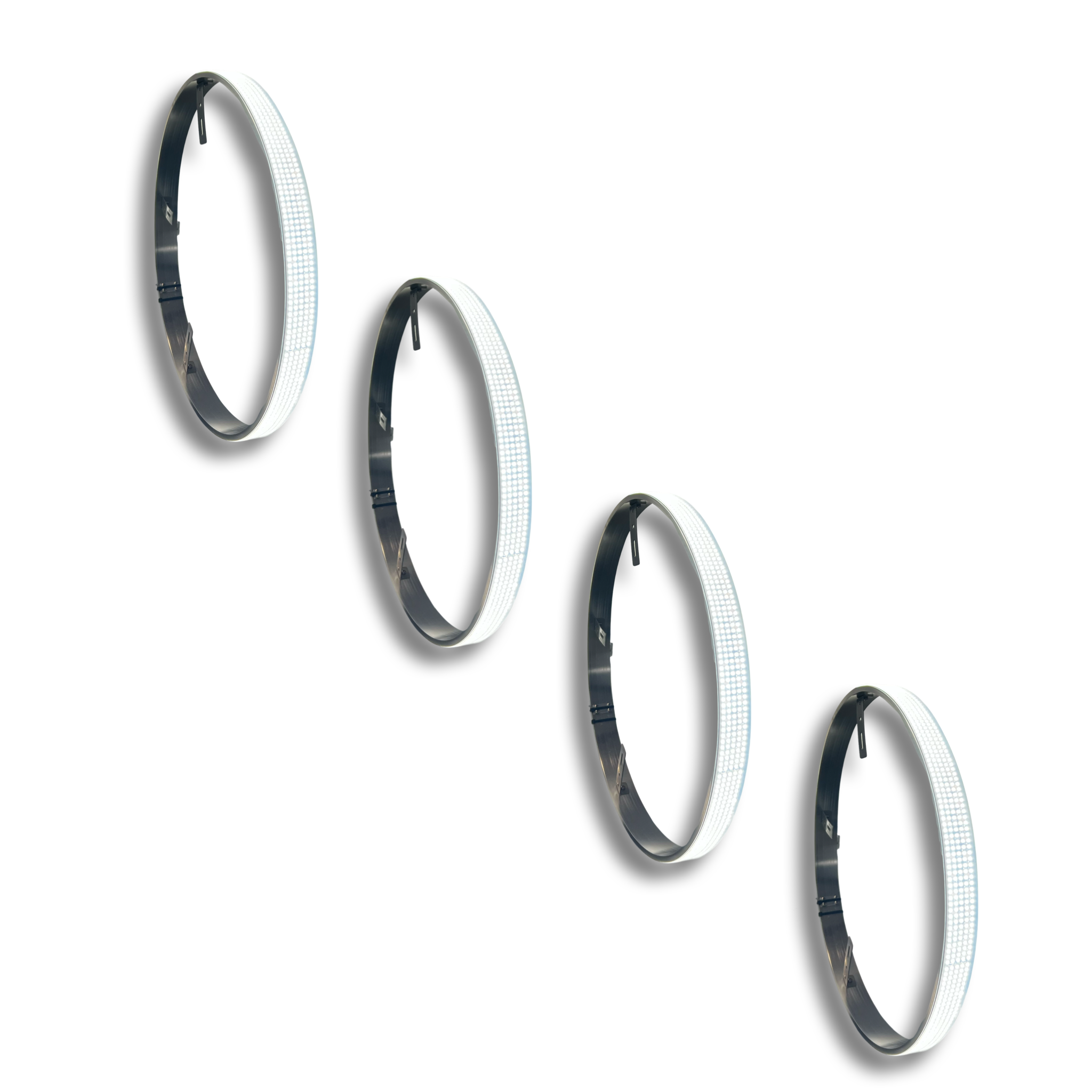 5 ROW HIGH INTENSITY WHITE WHEEL LIGHTS