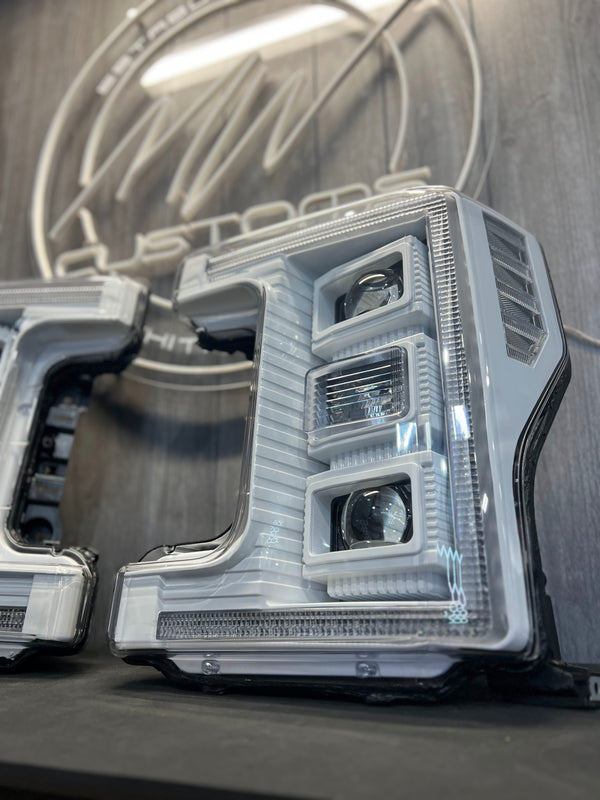 PRE BUILT 2017-19 FORD SUPER DUTY MORIMOTO HYBRID HEADLIGHTS