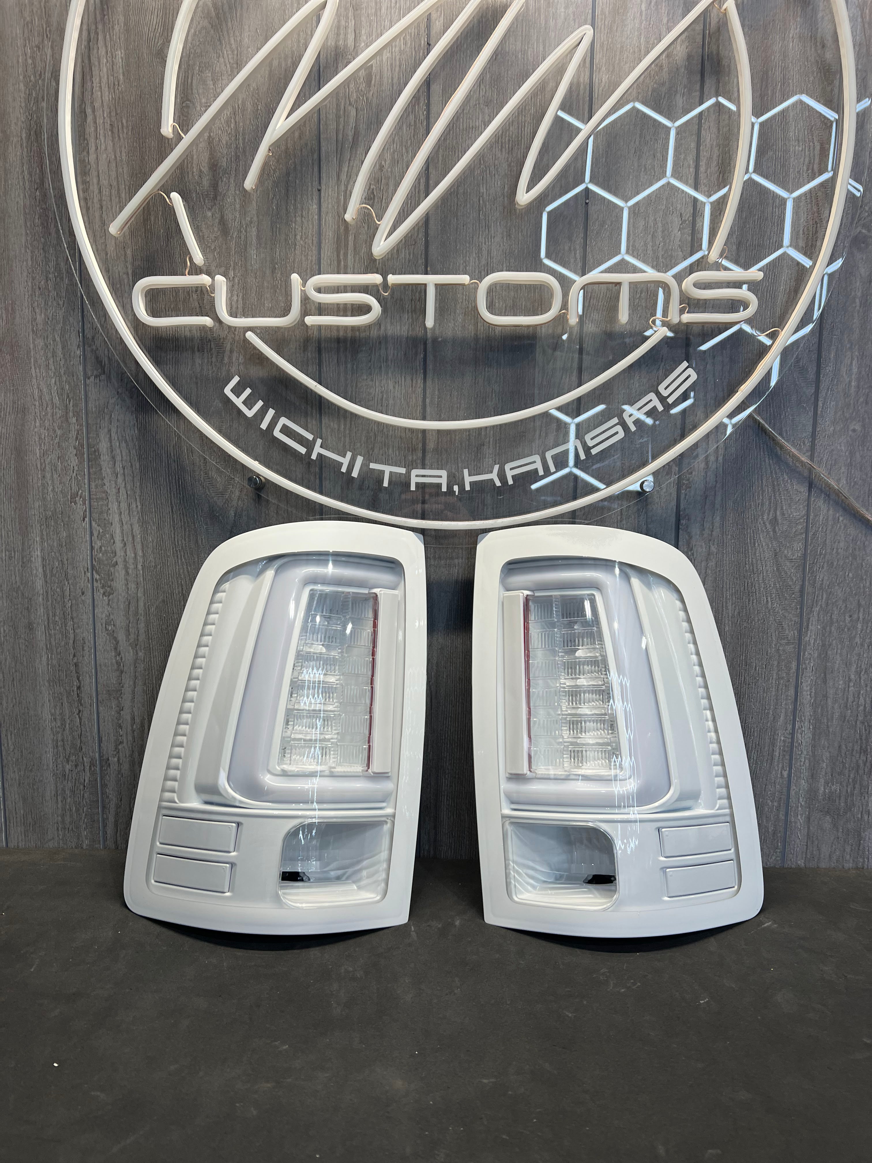 2009-18 DODGE RAM  C BAR TAIL LIGHTS