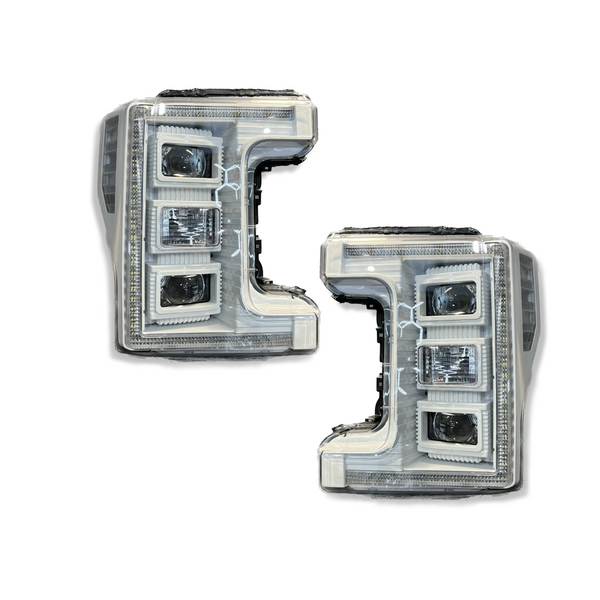 PRE BUILT 2017-19 FORD SUPER DUTY MORIMOTO HYBRID HEADLIGHTS