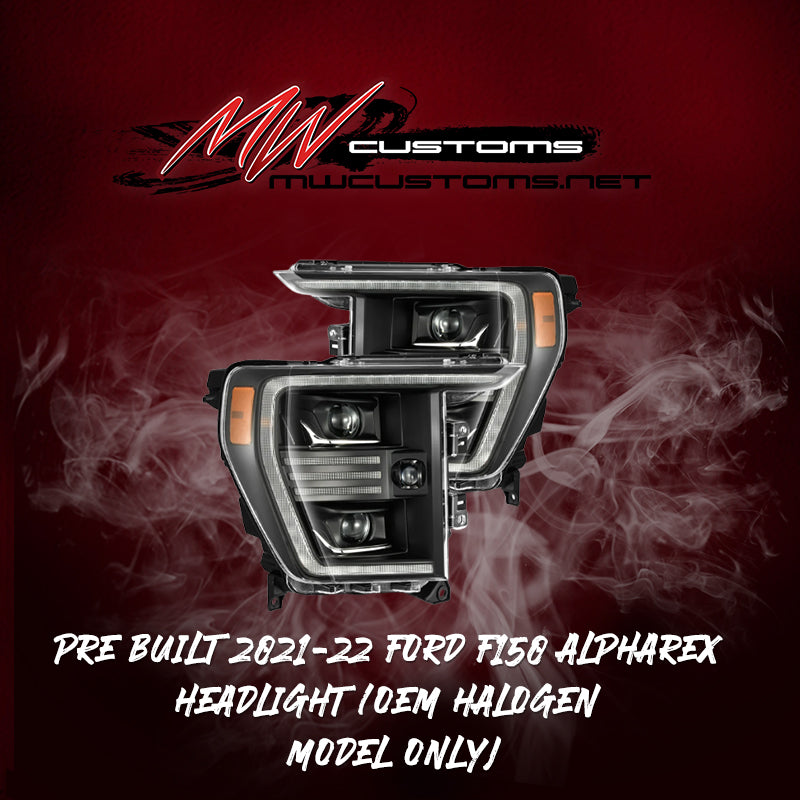 2021-22 FORD F150 ALPHAREX HEADLIGHTS