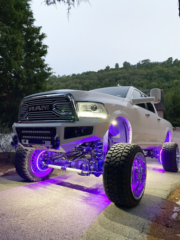 RGBW LED WHEEL LIGHTS- DOUBLE ROW