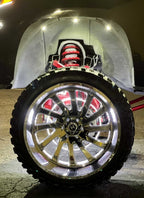 DOUBLE ROW WHITE WHEEL LIGHTS