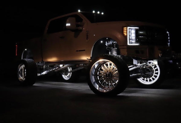 White LED Rock Lights