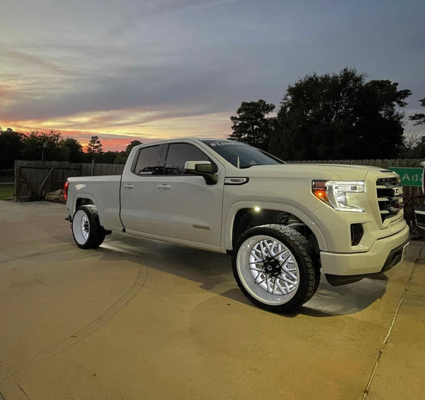 WHITE LED WHEEL LIGHTS- DOUBLE ROW