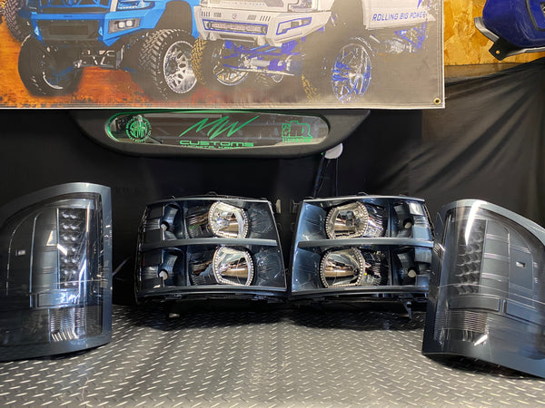 PRE-BUILT 2019-23 CHEVROLET SILVERADO TAIL LIGHTS – MwCustoms Inc.