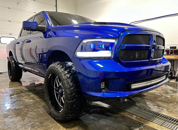 PRE-BUILT 2009-18 DODGE RAM ALPHAREX HEADLIGHTS