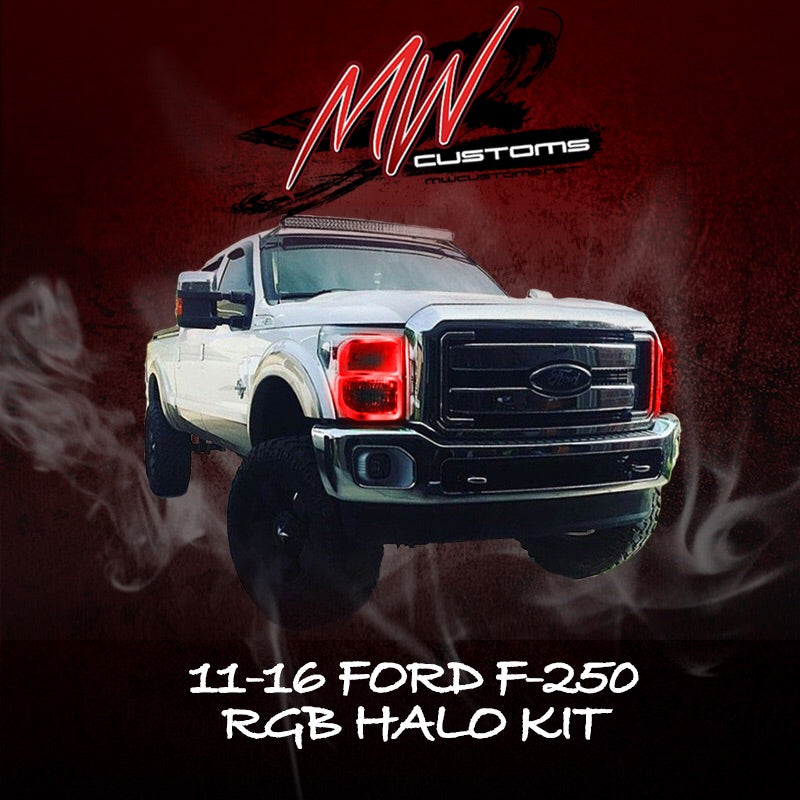 2011-16 FORD F250-350 RGB HALO KIT - MwCustoms