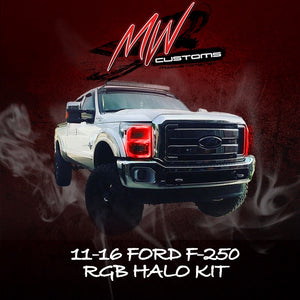 2011-16 FORD F250-350 RGB HALO KIT - MwCustoms