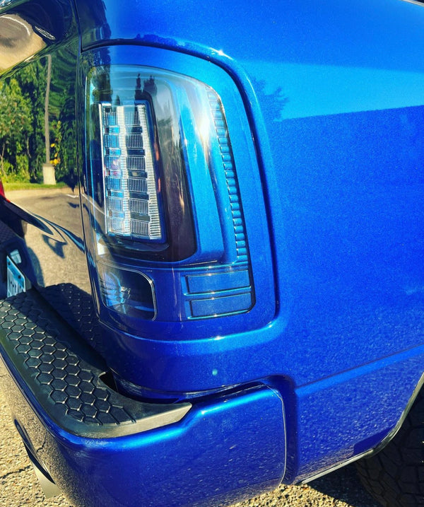 PRE-BUILT 2009-18 DODGE RAM  C BAR TAIL LIGHTS