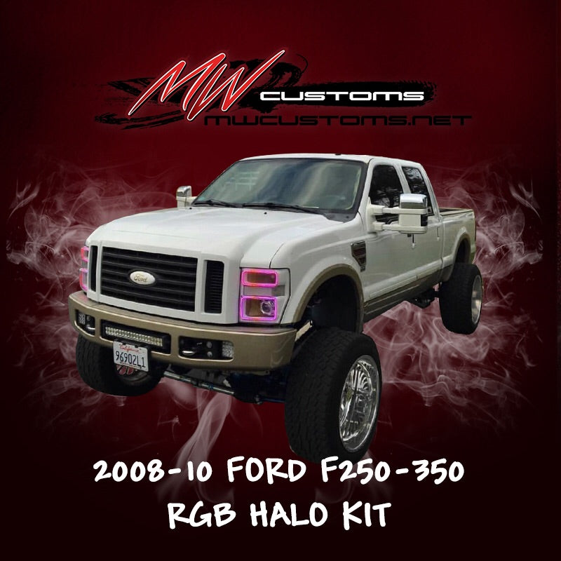 2008-10 FORD F250-350 RGB HALO KIT - MwCustoms