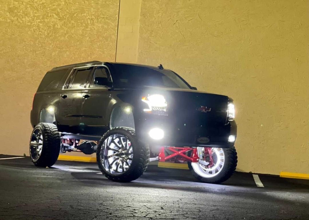 DOUBLE ROW WHITE WHEEL LIGHTS