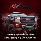 2014-15 GMC SIERRA RGB HALO KIT - MwCustoms