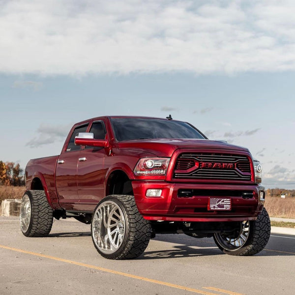PRE-BUILT 2009-18 Dodge Ram OEM Projector Headlights With Projector Halos