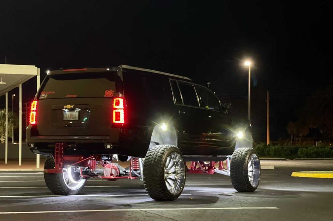 DOUBLE ROW WHITE WHEEL LIGHTS