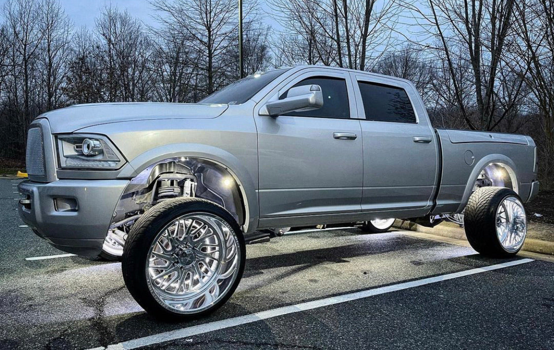 DOUBLE ROW WHITE WHEEL LIGHTS