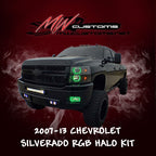 2007-13 CHEVROLET SILVERADO RGB HALO KIT - MwCustoms