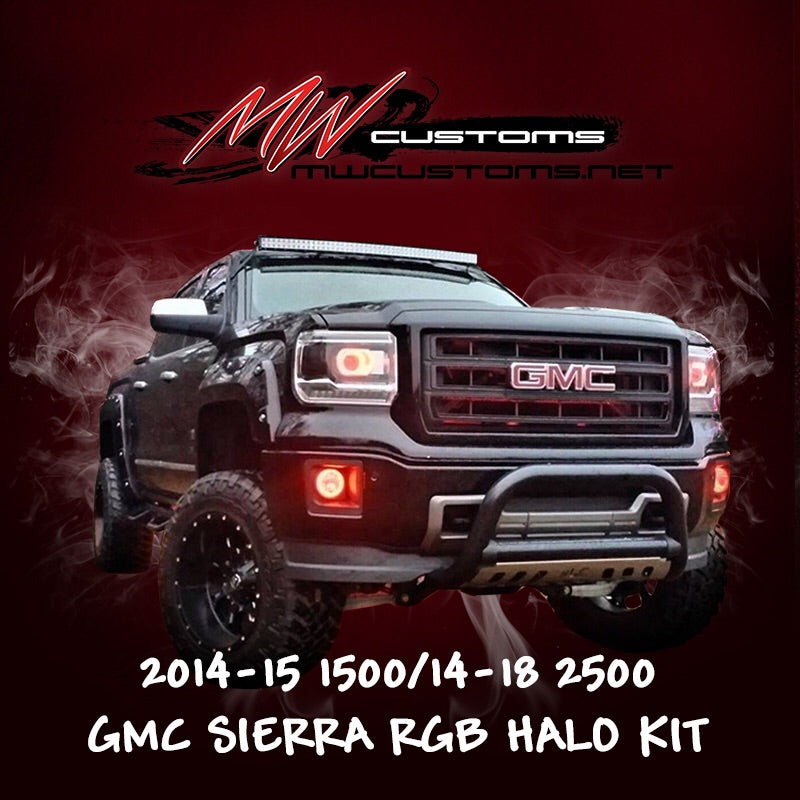 2014-15 GMC SIERRA RGB HALO KIT - MwCustoms