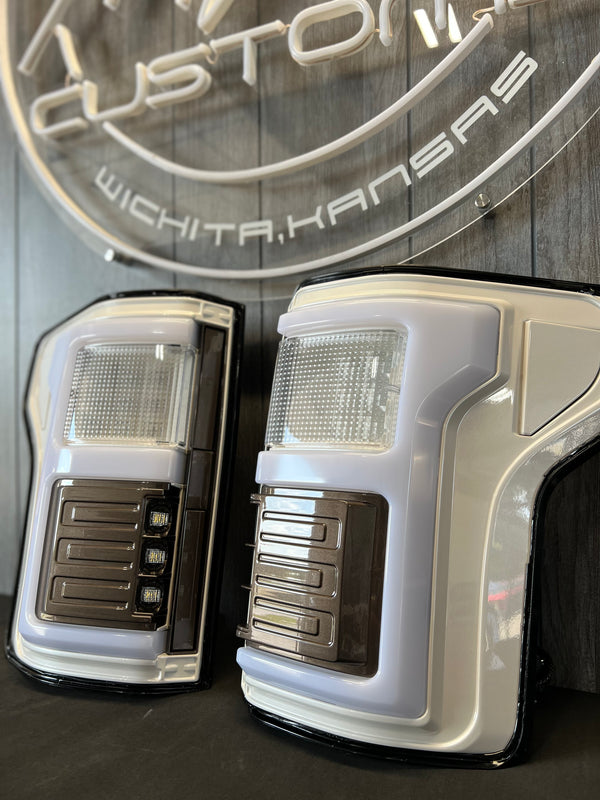 PRE-BUILT 2015-17 FORD F150 TAIL LIGHTS- FACTORY LED MODEL ONLY