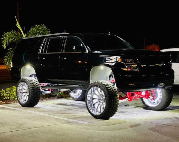 WHITE LED WHEEL LIGHTS- DOUBLE ROW