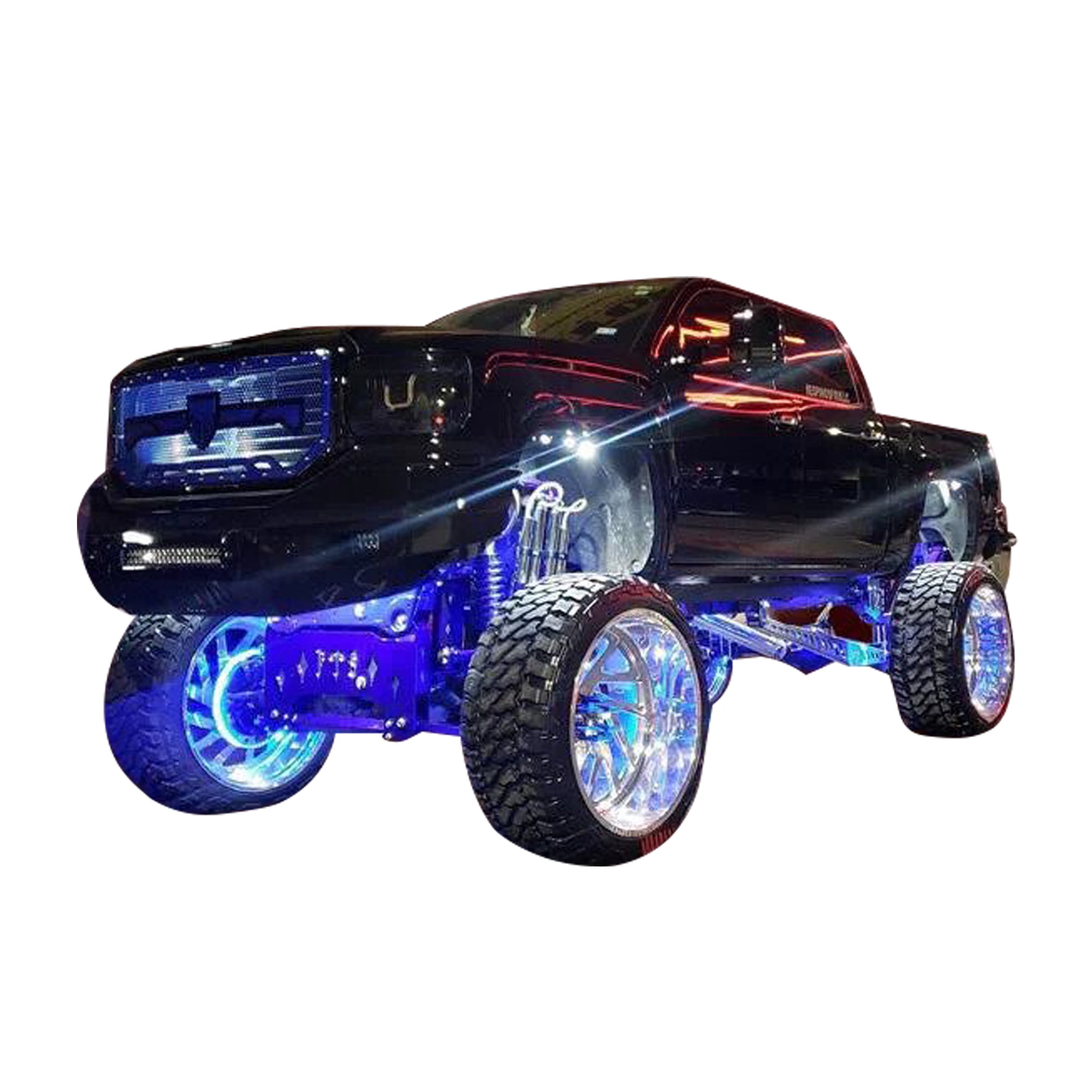 DOUBLE ROW RGBW WHEEL LIGHTS