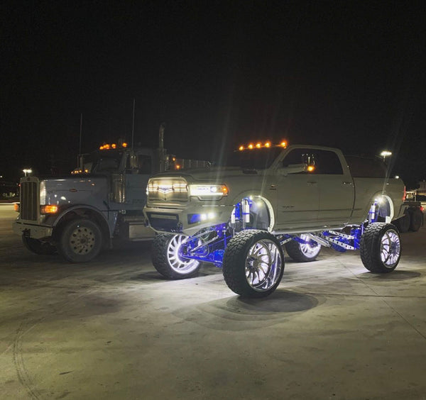 White LED Rock Lights